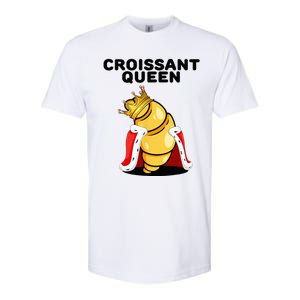 Womens Croissant Queen Home Baking French Croissant Softstyle CVC T-Shirt