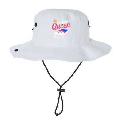 Wos Cornole Queen Gift Game Day Bean Bag Toss Gift Legacy Cool Fit Booney Bucket Hat