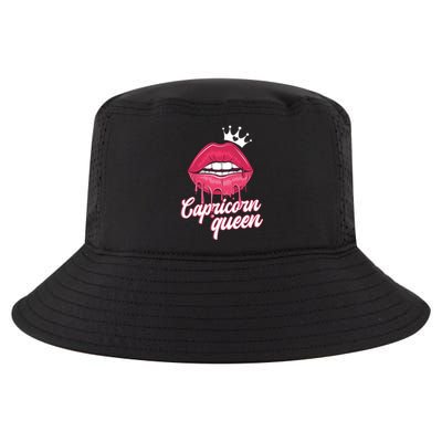 Wo Capricorn Queen Capricorn Zodiac Sign Meaningful Gift Cool Comfort Performance Bucket Hat