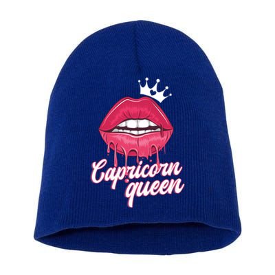 Wo Capricorn Queen Capricorn Zodiac Sign Meaningful Gift Short Acrylic Beanie