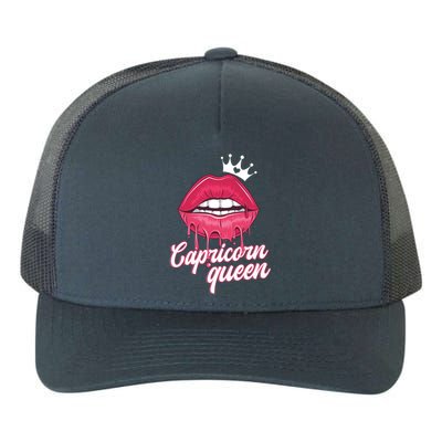 Wo Capricorn Queen Capricorn Zodiac Sign Meaningful Gift Yupoong Adult 5-Panel Trucker Hat