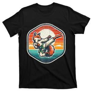 Whimsical Cartoon Retro Sunset Fun T-Shirt