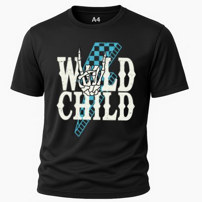 Wild Child Rock And Roll Lightning Bolt Performance Shirt
