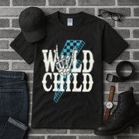 Wild Child Rock And Roll Lightning Bolt Tall T-Shirt
