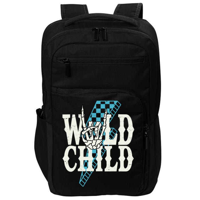 Wild Child Rock And Roll Lightning Bolt Impact Tech Backpack