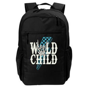 Wild Child Rock And Roll Lightning Bolt Daily Commute Backpack