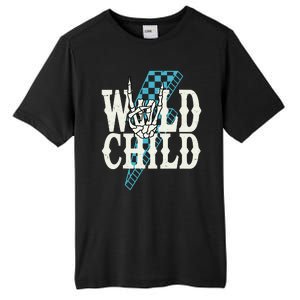 Wild Child Rock And Roll Lightning Bolt Tall Fusion ChromaSoft Performance T-Shirt