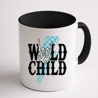 Wild Child Rock And Roll Lightning Bolt Mug