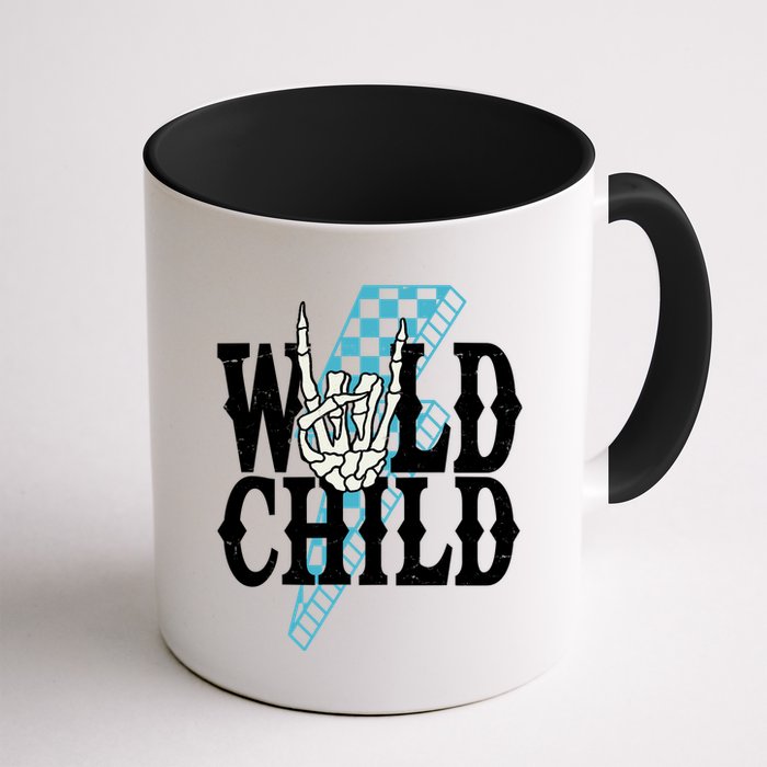 Wild Child Rock And Roll Lightning Bolt Mug