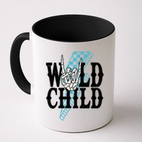 Wild Child Rock And Roll Lightning Bolt Mug