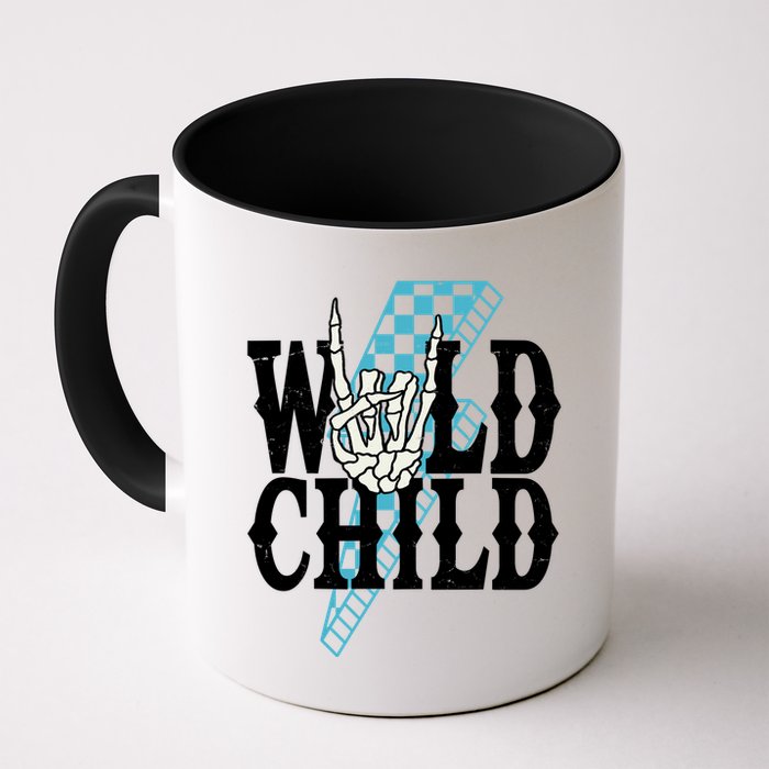 Wild Child Rock And Roll Lightning Bolt Mug