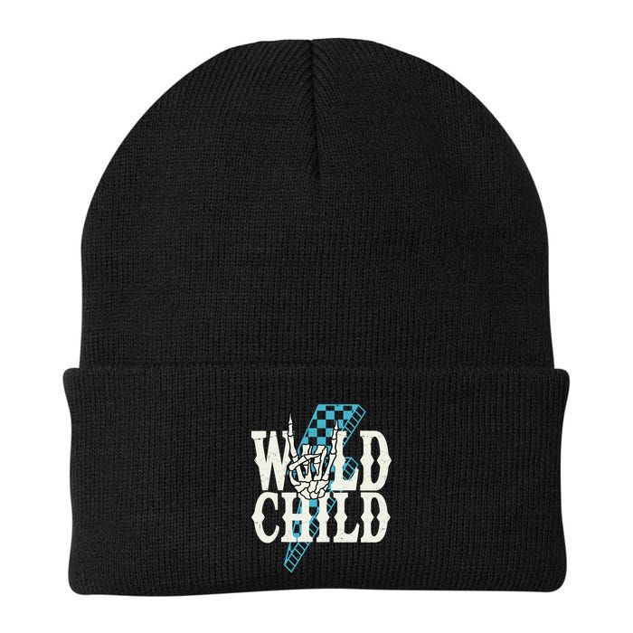 Wild Child Rock And Roll Lightning Bolt Beanie
