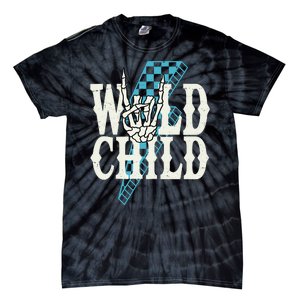 Wild Child Rock And Roll Lightning Bolt Tie-Dye T-Shirt