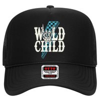 Wild Child Rock And Roll Lightning Bolt Trucker Hat