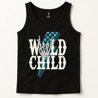 Wild Child Rock And Roll Lightning Bolt Tank Top