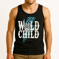 Wild Child Rock And Roll Lightning Bolt Tank Top