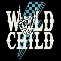Wild Child Rock And Roll Lightning Bolt Tank Top