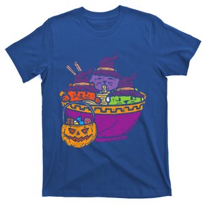 Witch Cats Ramen Cute Halloween Japanese Noodles Food Lover T-Shirt