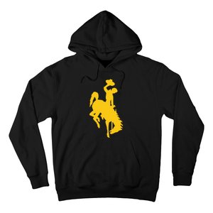 Wyoming Cowboy Riding A Bucking Horse Hoodie