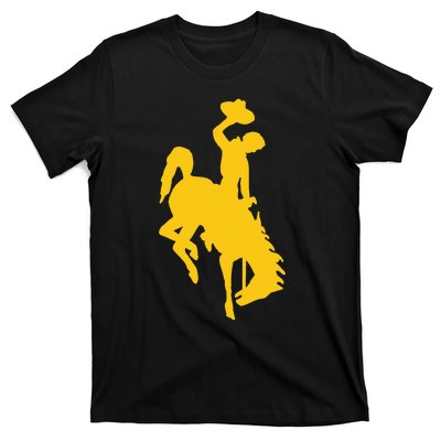 Wyoming Cowboy Riding A Bucking Horse T-Shirt