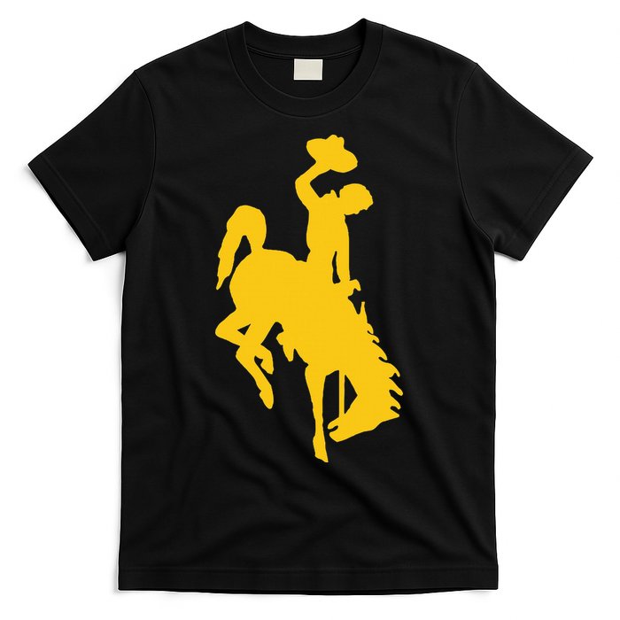 Wyoming Cowboy Riding A Bucking Horse T-Shirt