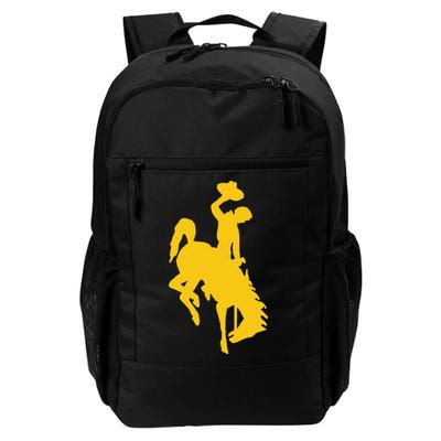 Wyoming Cowboy Riding A Bucking Horse Backpack