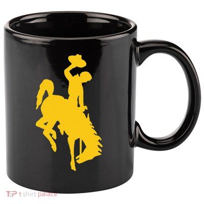 Wyoming Cowboy Riding A Bucking Horse 11oz C Handle Ceramic Mug