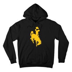 Wyoming Cowboy Riding A Bucking Horse Tall Hoodie