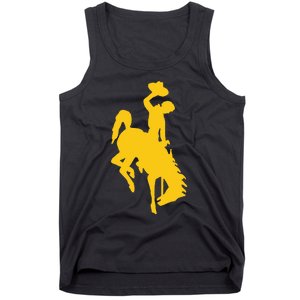 Wyoming Cowboy Riding A Bucking Horse Tank Top