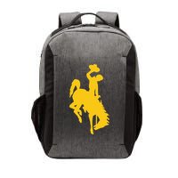 Wyoming Cowboy Riding A Bucking Horse Vector Backpack