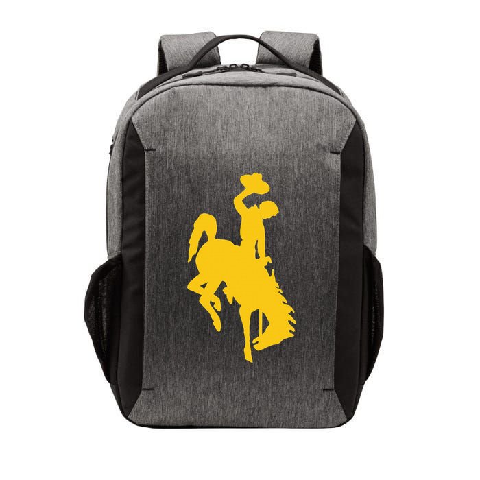 Wyoming Cowboy Riding A Bucking Horse Vector Backpack
