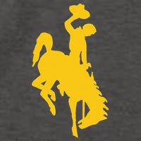 Wyoming Cowboy Riding A Bucking Horse Vector Backpack