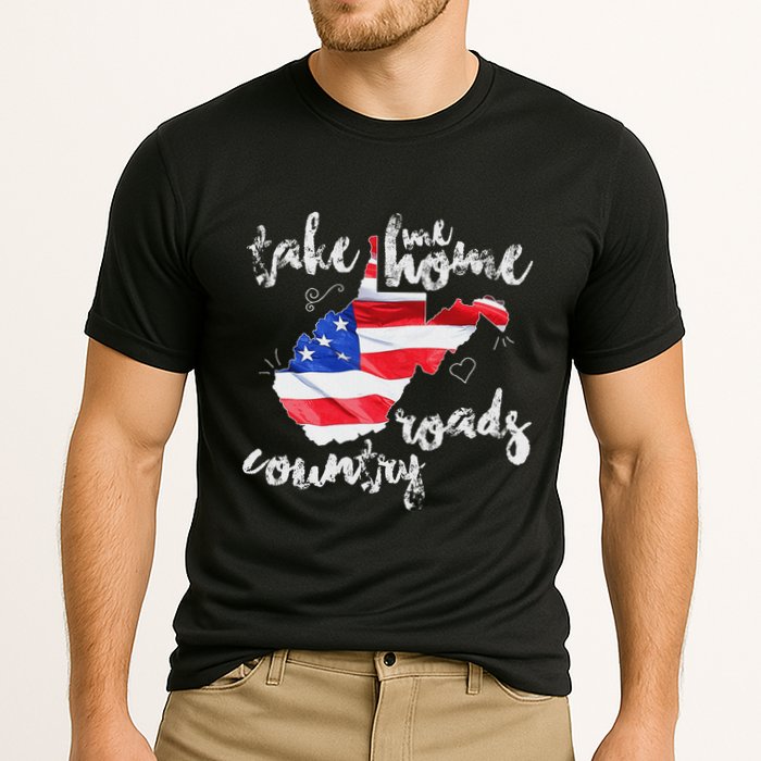 Wv Country Roads West Virginia Cooling Performance Crew T-Shirt