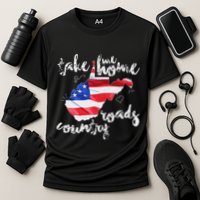 Wv Country Roads West Virginia Cooling Performance Crew T-Shirt
