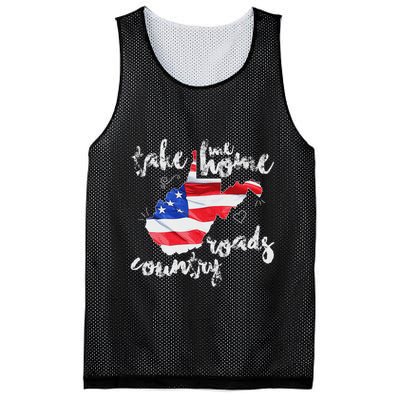 Wv Country Roads West Virginia Mesh Reversible Basketball Jersey Tank