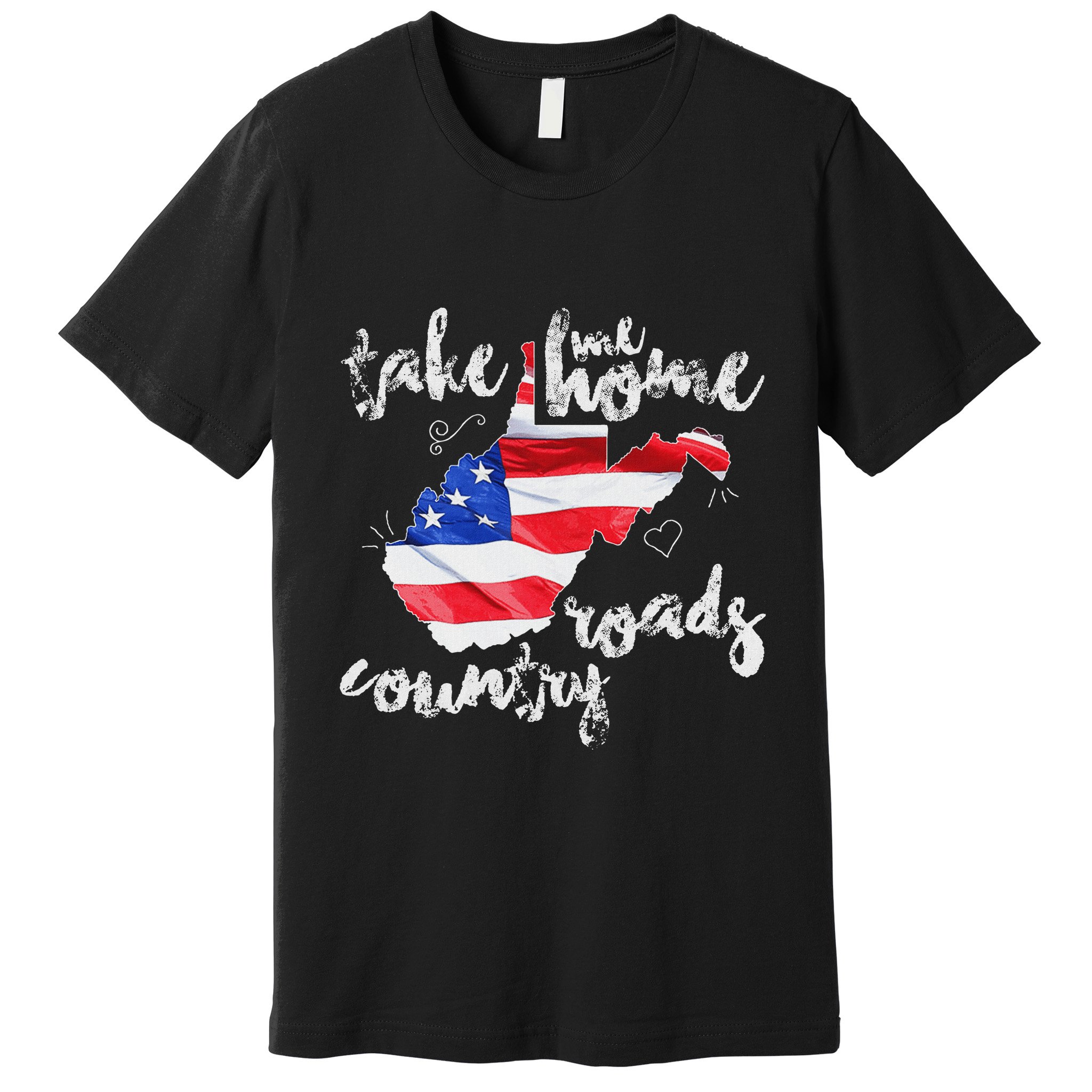 Wv Country Roads West Virginia Premium T-Shirt