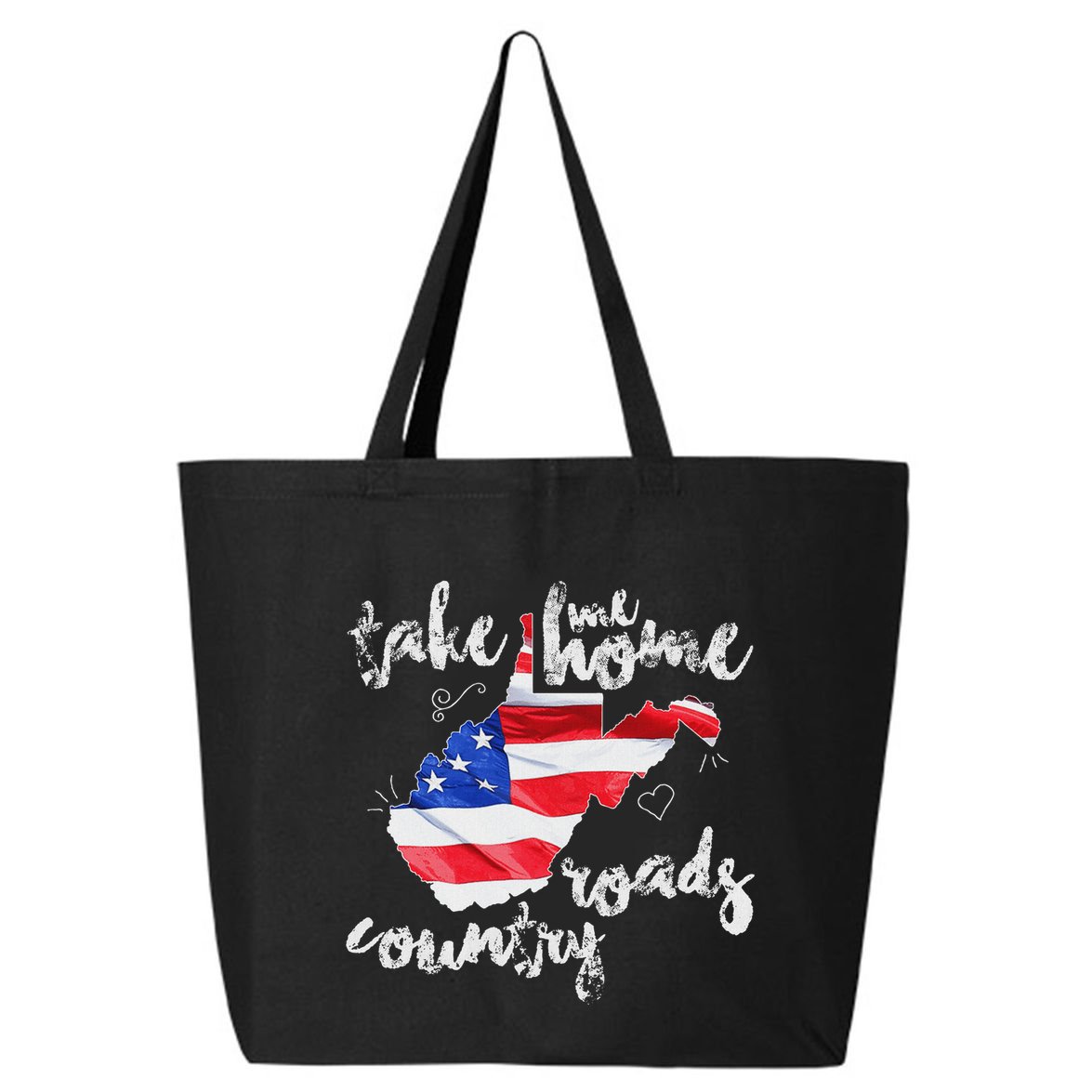 Wv Country Roads West Virginia 25L Jumbo Tote