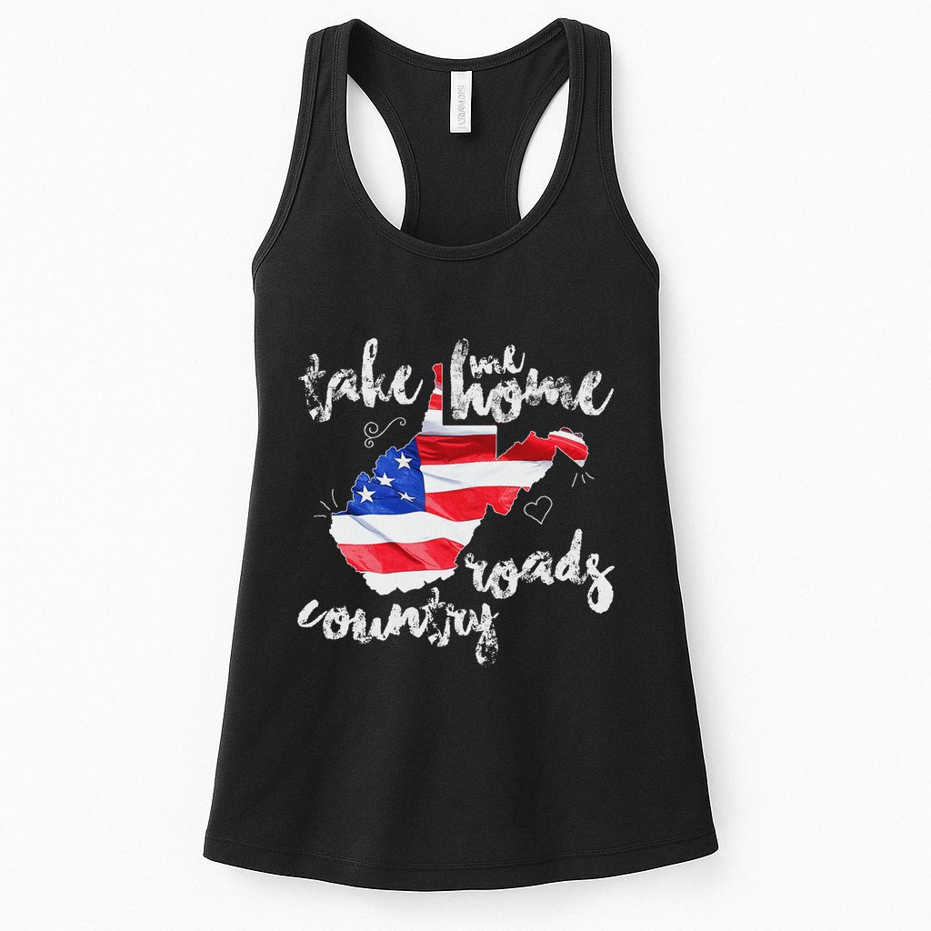 Wv Country Roads West Virginia Womens Tank Top