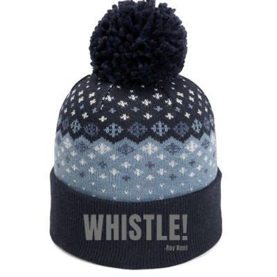 Whistle! Coach Roy Soccer The Baniff Cuffed Pom Beanie