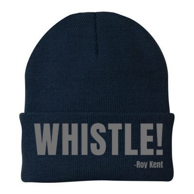 Whistle! Coach Roy Soccer Knit Cap Winter Beanie