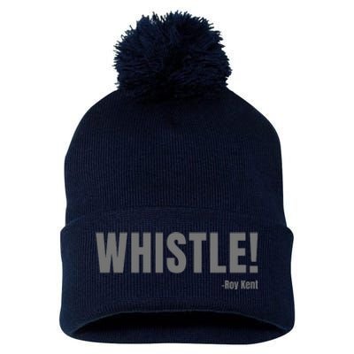 Whistle! Coach Roy Soccer Pom Pom 12in Knit Beanie