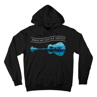Womens Classic Rock Tee While My Guitar Gently Thebeatles Men Style VNeck Tall Hoodie
