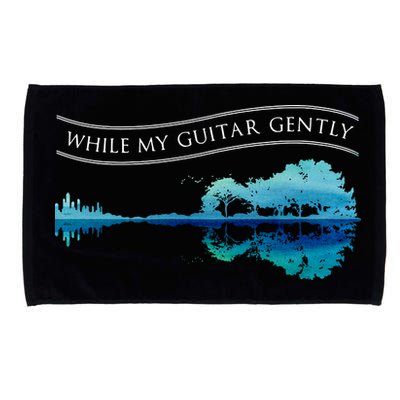 Womens Classic Rock Tee While My Guitar Gently Thebeatles Men Style VNeck Microfiber Hand Towel