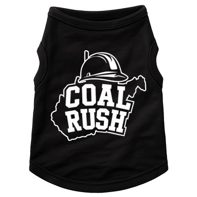 Wv Coal Rush With State And Miner Hard Hat Doggie Tank
