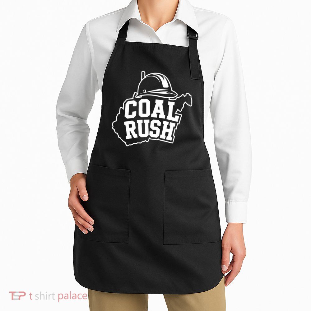 Wv Coal Rush With State And Miner Hard Hat Apron