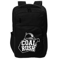 Wv Coal Rush With State And Miner Hard Hat Impact Tech Backpack