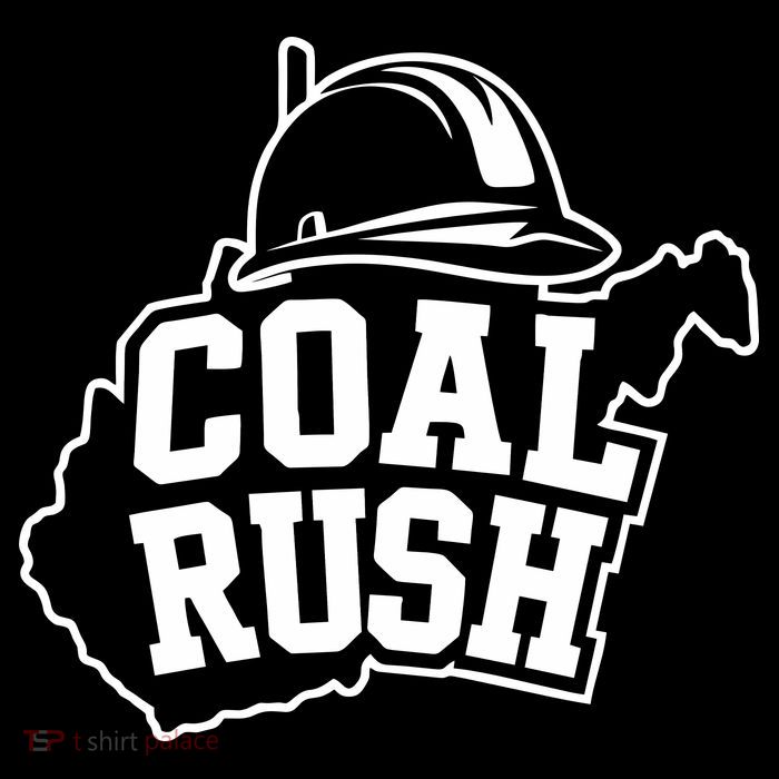 Wv Coal Rush With State And Miner Hard Hat Tank Top