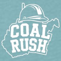 Wv Coal Rush With State And Miner Hard Hat Sueded Cloud Jersey T-Shirt