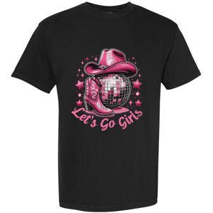 Western Cowgirl Rodeo Disco Retro Bachelorette Party Garment-Dyed Heavyweight T-Shirt