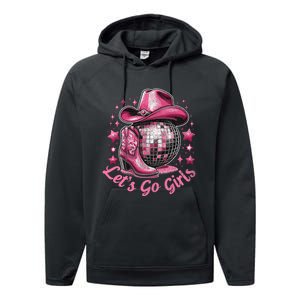 Western Cowgirl Rodeo Disco Retro Bachelorette Party Performance Fleece Hoodie